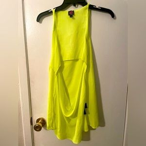Bebe neon backless top